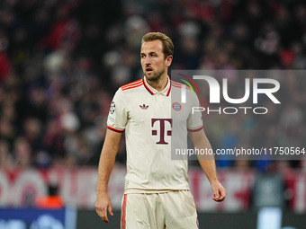 Harry Kane of Bayern Munich  looks on during the Champions League Round 4 match between Bayern Munich v Benfica at the Allianz arena, Munich...