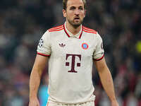 Harry Kane of Bayern Munich  looks on during the Champions League Round 4 match between Bayern Munich v Benfica at the Allianz arena, Munich...