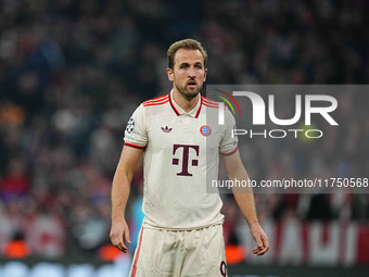 Harry Kane of Bayern Munich  looks on during the Champions League Round 4 match between Bayern Munich v Benfica at the Allianz arena, Munich...