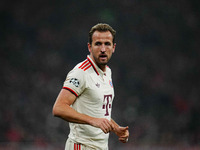 Harry Kane of Bayern Munich  looks on during the Champions League Round 4 match between Bayern Munich v Benfica at the Allianz arena, Munich...