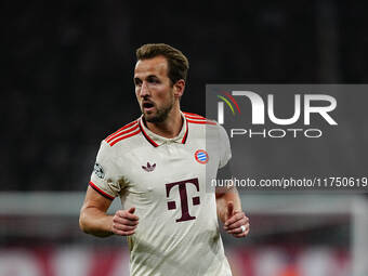 Harry Kane of Bayern Munich  looks on during the Champions League Round 4 match between Bayern Munich v Benfica at the Allianz arena, Munich...