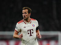 Harry Kane of Bayern Munich  looks on during the Champions League Round 4 match between Bayern Munich v Benfica at the Allianz arena, Munich...