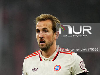 Harry Kane of Bayern Munich  looks on during the Champions League Round 4 match between Bayern Munich v Benfica at the Allianz arena, Munich...