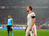 Harry Kane of Bayern Munich  looks on during the Champions League Round 4 match between Bayern Munich v Benfica at the Allianz arena, Munich...