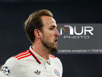 Harry Kane of Bayern Munich  looks on during the Champions League Round 4 match between Bayern Munich v Benfica at the Allianz arena, Munich...