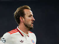 Harry Kane of Bayern Munich  looks on during the Champions League Round 4 match between Bayern Munich v Benfica at the Allianz arena, Munich...