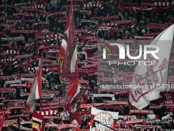  Bayern Munich fans  during the Champions League Round 4 match between Bayern Munich v Benfica at the Allianz arena, Munich, Germany, on Nov...