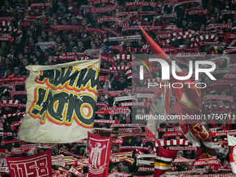  Bayern Munich fans  during the Champions League Round 4 match between Bayern Munich v Benfica at the Allianz arena, Munich, Germany, on Nov...