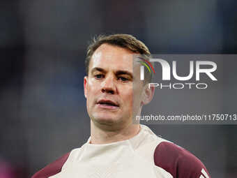 Manuel Neuer of Bayern Munich  looks on during the Champions League Round 4 match between Bayern Munich v Benfica at the Allianz arena, Muni...