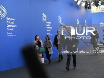 Robert Fico, Prime Minister of Slovakia, arrives at the 5th European Political Community Summit in Budapest, Hungary, on November 7, a day a...