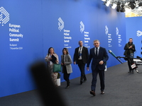 Robert Fico, Prime Minister of Slovakia, arrives at the 5th European Political Community Summit in Budapest, Hungary, on November 7, a day a...