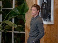 Eddie Redmayne attends ''The Day of the Jackal'' photocall at The St. Regis Hotel in Rome, Italy, on November 7, 2024. (