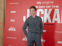 Eddie Redmayne attends ''The Day of the Jackal'' photocall at The St. Regis Hotel in Rome, Italy, on November 7, 2024. (