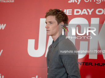 Eddie Redmayne attends ''The Day of the Jackal'' photocall at The St. Regis Hotel in Rome, Italy, on November 7, 2024. (