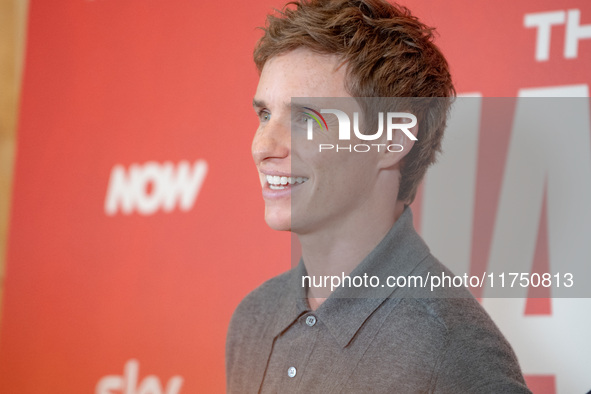 Eddie Redmayne attends ''The Day of the Jackal'' photocall at The St. Regis Hotel in Rome, Italy, on November 7, 2024. 