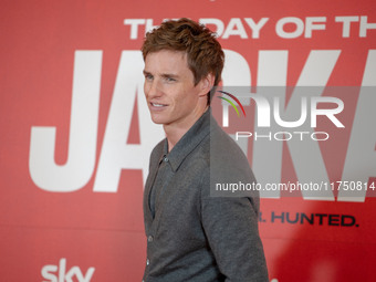 Eddie Redmayne attends ''The Day of the Jackal'' photocall at The St. Regis Hotel in Rome, Italy, on November 7, 2024. (