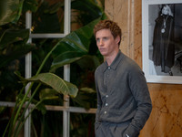 Eddie Redmayne attends ''The Day of the Jackal'' photocall at The St. Regis Hotel in Rome, Italy, on November 7, 2024. (