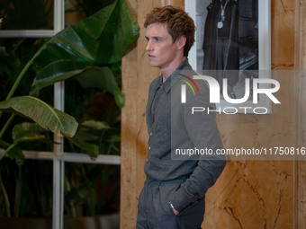 Eddie Redmayne attends ''The Day of the Jackal'' photocall at The St. Regis Hotel in Rome, Italy, on November 7, 2024. (