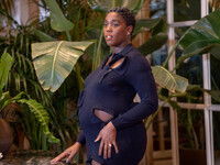 Lashana Lynch attends ''The Day of the Jackal'' photocall at The St. Regis Hotel in Rome, Italy, on November 7, 2024. (