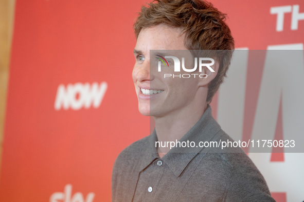 Eddie Redmayne attends ''The Day of the Jackal'' photocall at The St. Regis Hotel in Rome, Italy, on November 7, 2024. 