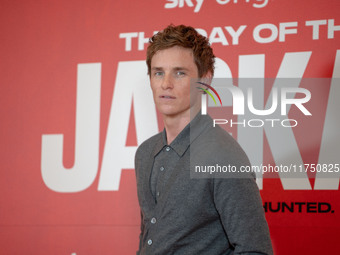 Eddie Redmayne attends ''The Day of the Jackal'' photocall at The St. Regis Hotel in Rome, Italy, on November 7, 2024. (