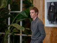 Eddie Redmayne attends ''The Day of the Jackal'' photocall at The St. Regis Hotel in Rome, Italy, on November 7, 2024. (