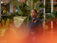 Lashana Lynch attends ''The Day of the Jackal'' photocall at The St. Regis Hotel in Rome, Italy, on November 7, 2024. (