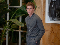 Eddie Redmayne attends ''The Day of the Jackal'' photocall at The St. Regis Hotel in Rome, Italy, on November 7, 2024. (