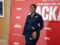 Lashana Lynch attends ''The Day of the Jackal'' photocall at The St. Regis Hotel in Rome, Italy, on November 7, 2024. (