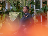 Lashana Lynch attends ''The Day of the Jackal'' photocall at The St. Regis Hotel in Rome, Italy, on November 7, 2024. (