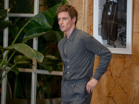 Eddie Redmayne attends ''The Day of the Jackal'' photocall at The St. Regis Hotel in Rome, Italy, on November 7, 2024. (