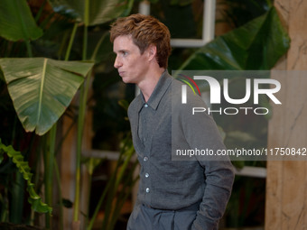 Eddie Redmayne attends ''The Day of the Jackal'' photocall at The St. Regis Hotel in Rome, Italy, on November 7, 2024. (