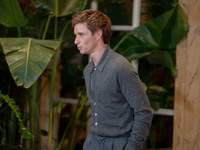 Eddie Redmayne attends ''The Day of the Jackal'' photocall at The St. Regis Hotel in Rome, Italy, on November 7, 2024. (