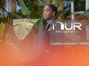 Lashana Lynch attends ''The Day of the Jackal'' photocall at The St. Regis Hotel in Rome, Italy, on November 7, 2024. (