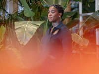 Lashana Lynch attends ''The Day of the Jackal'' photocall at The St. Regis Hotel in Rome, Italy, on November 7, 2024. (