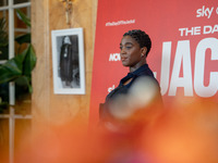 Lashana Lynch attends ''The Day of the Jackal'' photocall at The St. Regis Hotel in Rome, Italy, on November 7, 2024. (