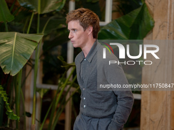 Eddie Redmayne attends ''The Day of the Jackal'' photocall at The St. Regis Hotel in Rome, Italy, on November 7, 2024. (