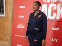 Lashana Lynch attends ''The Day of the Jackal'' photocall at The St. Regis Hotel in Rome, Italy, on November 7, 2024. (