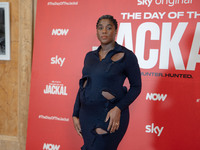 Lashana Lynch attends ''The Day of the Jackal'' photocall at The St. Regis Hotel in Rome, Italy, on November 7, 2024. (