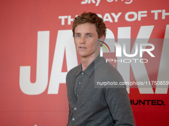 Eddie Redmayne attends ''The Day of the Jackal'' photocall at The St. Regis Hotel in Rome, Italy, on November 7, 2024. (