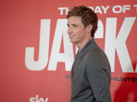 Eddie Redmayne attends ''The Day of the Jackal'' photocall at The St. Regis Hotel in Rome, Italy, on November 7, 2024. (