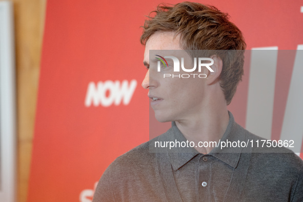 Eddie Redmayne attends ''The Day of the Jackal'' photocall at The St. Regis Hotel in Rome, Italy, on November 7, 2024. 