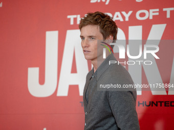 Eddie Redmayne attends ''The Day of the Jackal'' photocall at The St. Regis Hotel in Rome, Italy, on November 7, 2024. (