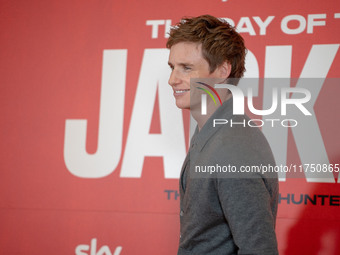 Eddie Redmayne attends ''The Day of the Jackal'' photocall at The St. Regis Hotel in Rome, Italy, on November 7, 2024. (