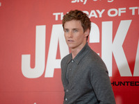 Eddie Redmayne attends ''The Day of the Jackal'' photocall at The St. Regis Hotel in Rome, Italy, on November 7, 2024. (