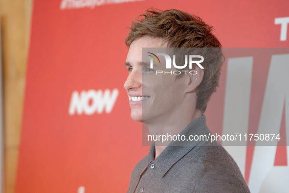 Eddie Redmayne attends ''The Day of the Jackal'' photocall at The St. Regis Hotel in Rome, Italy, on November 7, 2024. 