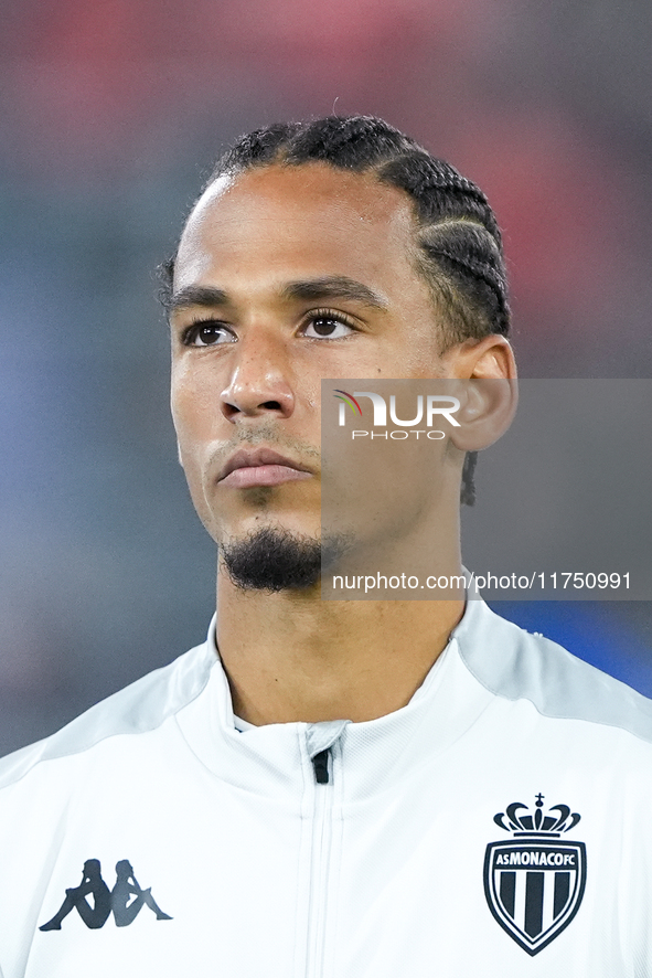 Thilo Kehrer of AS Monaco looks on during the UEFA Champions League 2024/25 League Phase MD4 match between Bologna FC and AS Monaco at Stadi...