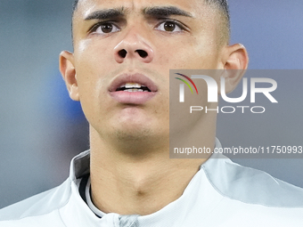 Vanderson of AS Monaco looks on during the UEFA Champions League 2024/25 League Phase MD4 match between Bologna FC and AS Monaco at Stadio R...