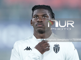 Breel Embolo of AS Monaco looks on during the UEFA Champions League 2024/25 League Phase MD4 match between Bologna FC and AS Monaco at Stadi...