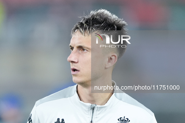 Aleksandr Golovin of AS Monaco looks on during the UEFA Champions League 2024/25 League Phase MD4 match between Bologna FC and AS Monaco at...